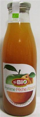 Jus pomme pêche abricot BIO 75cl
