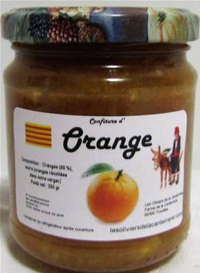 Confiture orange 250gr