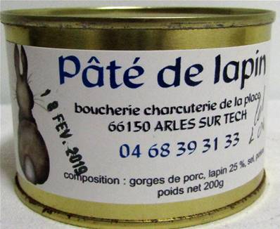 Pâté de lapin artisanal