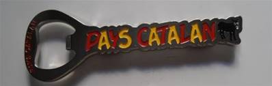 Magnet décapsuleur métal Pays Catalan