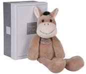 Peluche âne Sweety - moyen modèle - marron - dès la naissance - 40 cm