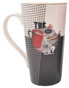 Mug XL noir thé là ou thé pas là