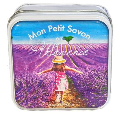 Savon 100gr boite métal lavande