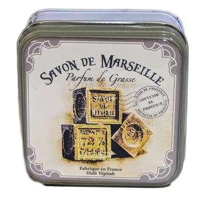Savon 100gr boite métal savon de marseille