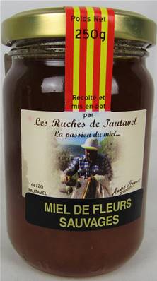 Miel de fleurs sauvages 250gr