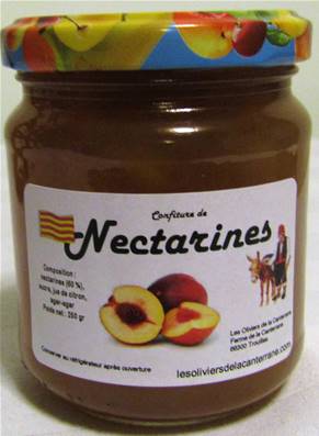 Confiture nectarine 250gr