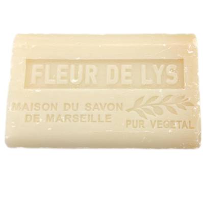 Savon nu 125gr FLEUR DE LYS huile d'olive bio