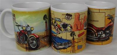 Mug décor vintage route 66