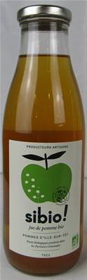 Jus de pomme BIO 75cl