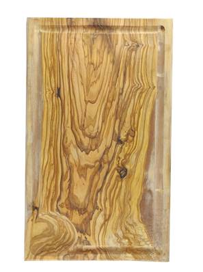 Planche rectangulaire bois d'olivier 35x21x2
