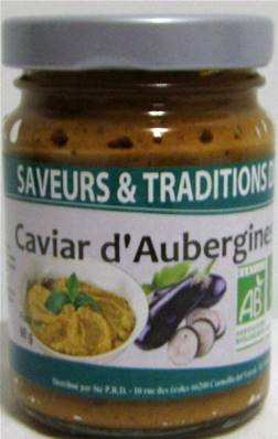 Caviar d'aubergines BIO 90gr