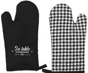 GANT ANTI-CHALEUR Noir/vichy