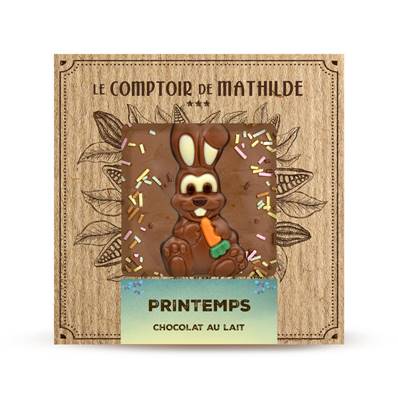 Tablette Chocolat Lait Edition Printemps 80G