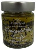 Moutarde Bio truffe et poivre noir
