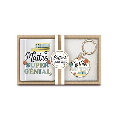 COFFRET MUG PORTE CLE "MAITRE"