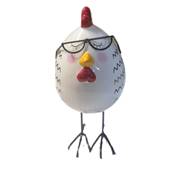 Poule déco Gloria 8,4x8,3x17,4cm