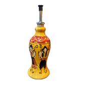 Bouteille huile vinaigre Ceramique danseur