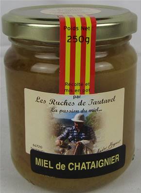 Miel de châtaignier 250gr