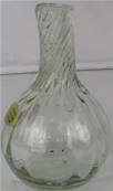 Petit huilier ou flacon verre artisanal