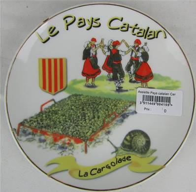 Assiette Pays catalan Cargolade