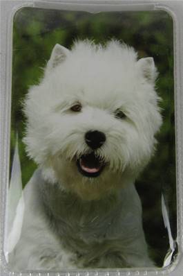 Carte-lampe Westie