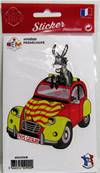 Sticker âne 2CV pays catalan