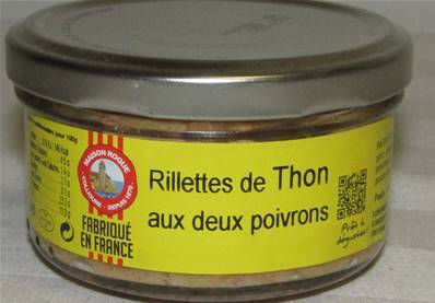 Rillettes de thon aux 2 poivrons