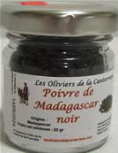 Poivre noir de Madagascar pot 40ml environ 20gr