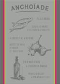 Torchon Anchoiade gris 50x70cm
