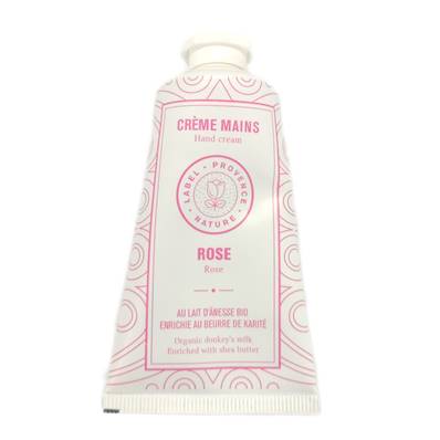 Crème pour les mains rose 50ml au lait d'ânesse bio