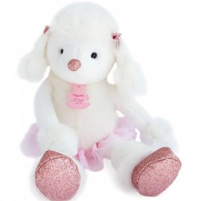 Doudou peluche caniche Roxanne 35cm