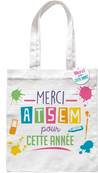 SAC TOTE BAG "MERCI ATSEM"
