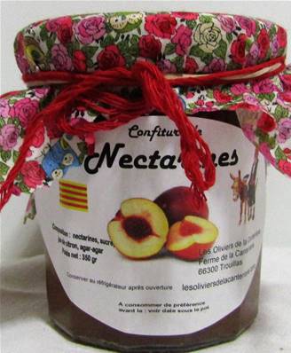 Confiture de nectarine 350gr