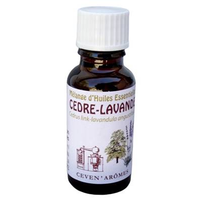 Mélange HE cèdre/lavande 20ml