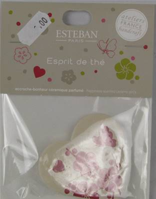Accroche-bonheur céramique parfumée esprit de thé