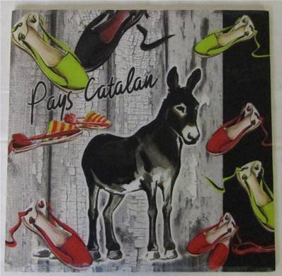 Dessous de plat Pays Catalan burro catala