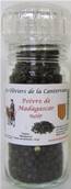 Poivre noir de Madagascar moulin environ 45gr