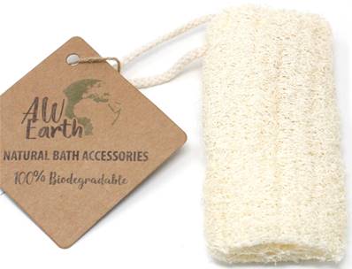 Loofah Naturel sur Corde - 12.7 cm