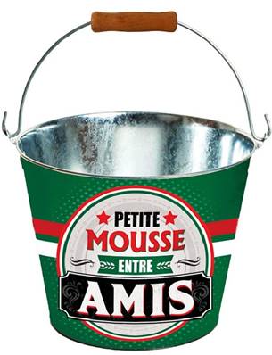 SEAU "PETITE MOUSSE ENTRE AMIS"