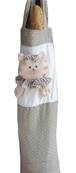 Sac à pain chat 75x25cm