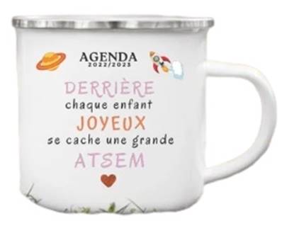 Mug métal super atsem agenda 2023/2024