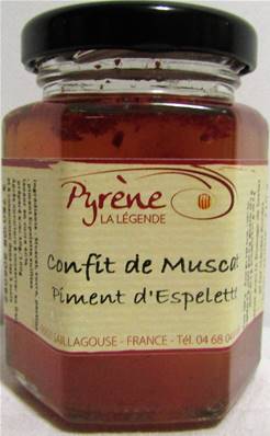 Confit de Muscat au piment d'Espelette
