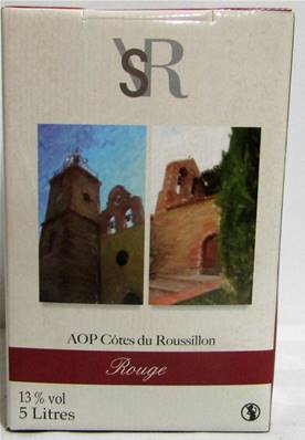 BIB 5L Rouge Côtes du Roussillon