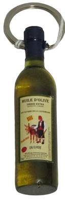Porte clé bouteille d'huile d'olive