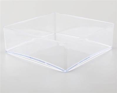 Coupe plexi carrée 20cm