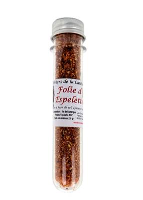 Sel Folie d'Espelette tube PET 35gr