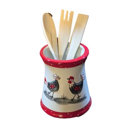 PORTE USTENSILES poule