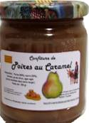 Confiture poire/caramel 250gr