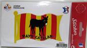 Sticker drapeau pays catalan