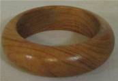 Bracelet demi jonc GM femme bois d'olivier